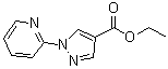 结构式 CAS# 171193-35-4, 1-(吡啶-2-基)-1H-吡唑-4-羧酸乙酯