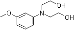 structure of CAS# 17126-75-9, N,N-Bis(2-hydroxyethyl)-3-methoxyaniline