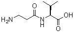 beta-丙氨酰-L-缬氨酸分子结构 (CAS 17136-26-4)