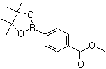structure of CAS# 171364-80-0, Methyl 4-(4,4,5,5-tetramethyl-1,3,2-dioxaborolan-2-yl)benzoate;4-Methoxycarbonylphenylboronic acid pinacol ester; 4-Carbomethoxyphenylboronic acid pinacol ester