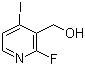 2-Fluoro-4-iodo-3-pyridinemethanol molecular structure (CAS 171366-19-1)