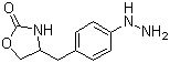 4-(4-Hydrazinobenzyl)-2-oxazolidinone molecular structure (CAS 171550-12-2)