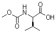 (R)-2-(Methoxycarbonylamino)-3-methylbutanoic acid molecular structure (CAS 171567-86-5)