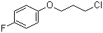 structure of CAS# 1716-42-3, 1-(3-Chloropropoxy)-4-fluorobenzene;1-(4-Fluorophenoxy)-3-chloropropane; 3-(4-Fluorophenoxy)propylchloride