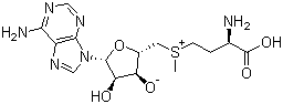 structure of CAS# 17176-17-9, S-Adenosyl-DL-methionine;S-(5'-Adenosyl)-DL-methionine