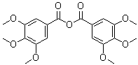structure of CAS# 1719-88-6, 3,4,5-Trimethoxybenzoic anhydride;NSC 40557