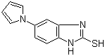5-(1H-吡咯-1-基)-2-巯基苯并咪唑分子结构 (CAS 172152-53-3)
