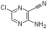 3-Amino-6-chloro-2-pyrazinecarbonitrile molecular structure (CAS 17231-50-4)