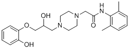 o-Desmethyl ranolazine molecular structure (CAS 172430-45-4)