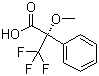 (S)-(-)-alpha-Methoxy-alpha-(trifluoromethyl)phenylacetic acid molecular structure (CAS 17257-71-5)