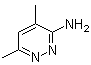4,6-二甲基-3-哒嗪胺分子结构 (CAS 17258-21-8)