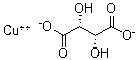 酒石酸铜分子结构 (CAS 17263-56-8)
