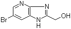 6-Bromo-1H-imidazo[4,5-b]pyridine-2-methanol molecular structure (CAS 172648-19-0)