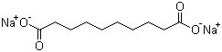 structure of CAS# 17265-14-4, Decanedioic acid sodium salt;Sebacic acid disodium salt; Disodium decanedioate; Disodium sebacate; Sodium sebacate
