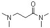 N,N-Dimethyl-3-dimethylaminopropionamide molecular structure (CAS 17268-47-2)