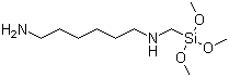 N-((Trimethoxysilyl)methyl)hexane-1,6-diamine molecular structure (CAS 172684-43-4)