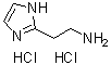 2-(1H-咪唑-2-基)乙胺二盐酸盐分子结构 (CAS 17286-47-4)