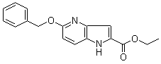 5-(Benzyloxy)-1H-pyrrolo[3,2-b]pyridine-2-carboxylic acid ethyl ester  molecular structure (CAS 17288-31-2)