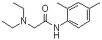 结构式 CAS# 17289-53-1, 2-(二乙基氨基)-N-(2,4-二甲基苯基)乙酰胺
