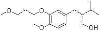 (R)-2-[3-(3-Methoxypropoxy)-4-methoxybenzyl]-3-methylbutan-1-ol molecular structure (CAS 172900-70-8)