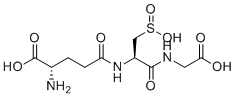 structure of CAS# 17297-99-3, Glutathione Impurity 5;(2S)-2-amino-5-(((2R)-1-((carboxymethyl)amino)-1-oxo-3-sulfinopropan-2-yl)amino)-5-oxopentanoic acid