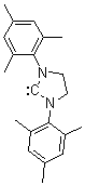 结构式 CAS# 173035-11-5, 1,3-双(2,4,6-三甲基苯基)咪唑烷-2-亚基