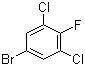 5-Bromo-1,3-dichloro-2-fluorobenzene molecular structure (CAS 17318-08-0)