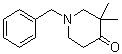 structure of CAS# 173186-91-9, N-Benzyl-3,3-dimethyl-4-piperidone;1-Benzyl-3,3-dimethyl-4-piperidone; 1-Benzyl-3,3-dimethylpiperidin-4-one