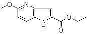 5-Methoxy-1H-pyrrolo[3,2-b]pyridine-2-carboxylic acid ethyl ester molecular structure (CAS 17322-90-6)