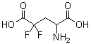 4,4-Difluoro-DL-glutamic acid molecular structure (CAS 173282-21-8)