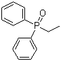 乙基二苯基氧化膦分子结构 (CAS 1733-57-9)
