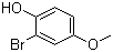 2-Bromo-4-methoxybenzenol molecular structure (CAS 17332-11-5)