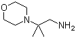2-Methyl-2-(4-morpholinyl)propylamine molecular structure (CAS 173336-43-1)
