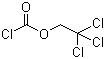 氯甲酸-2,2,2-三氯乙酯分子结构 (CAS 17341-93-4)