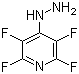 2,3,5,6-四氟-4-肼基吡啶分子结构 (CAS 1735-44-0)