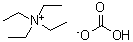 Tetraethylammonium hydrogen carbonate molecular structure (CAS 17351-61-0)