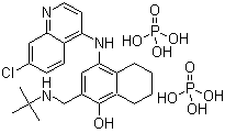 磷酸萘酚喹分子结构 (CAS 173531-58-3)