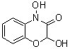 2,4-Dihydroxy-2H-1,4-benzoxazin-3(4H)-one molecular structure (CAS 17359-54-5)