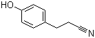 结构式 CAS# 17362-17-3, 3-(4-羟基苯基)丙腈; 对羟基苯丙腈