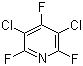 structure of CAS# 1737-93-5, 3,5-Dichloro-2,4,6-trifluoropyridine