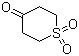 structure of CAS# 17396-35-9, Tetrahydrothiopyran-4-one 1,1-dioxide;Tetrahydrothiopyran-4-one S,S-dioxide