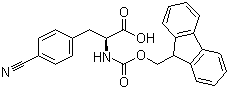 structure of CAS# 173963-93-4, Fmoc-L-4-Cyanophenylalanine;Fmoc-4-Cyano-L-phenylalanine