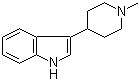 structure of CAS# 17403-07-5, 3-(N-Methylpiperidinyl)indole