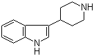 3-Piperidin-4-yl-1H-indole molecular structure (CAS 17403-09-7)