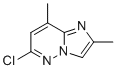 6-Chloro-2,8-dimethylimidazo[1,2-b]pyridazine molecular structure (CAS 17412-23-6)