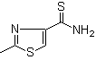 structure of CAS# 174223-29-1, 2-Methylthiazole-4-thiocarboxamide;2-Methylthiazole-4-carbothioic acid amide