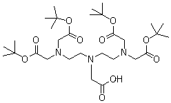 N'-(Carboxymethyl)diethylenetriamine-N,N,N",N"-tetraacetic acid tetra-tert-butyl ester molecular structure (CAS 174267-71-1)