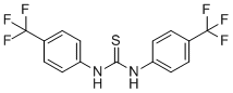 N,N'-双[4-(三氟甲基)苯基]-硫脲分子结构 (CAS 1744-07-6)
