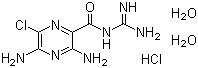 盐酸阿米洛利二水合物分子结构 (CAS 17440-83-4)