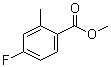 Methyl 4-fluoro-2-methylbenzoate molecular structure (CAS 174403-69-1)